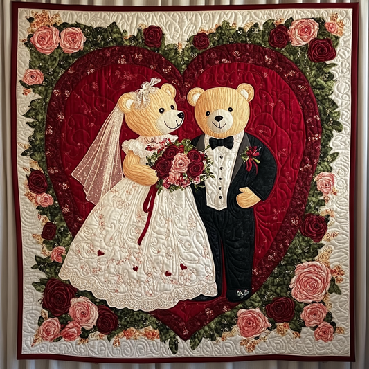 Bear Couple DAI241224310 Quilt Blanket