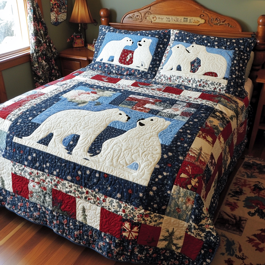 Polar Bear TAI080824044 Quilt Bedding Set