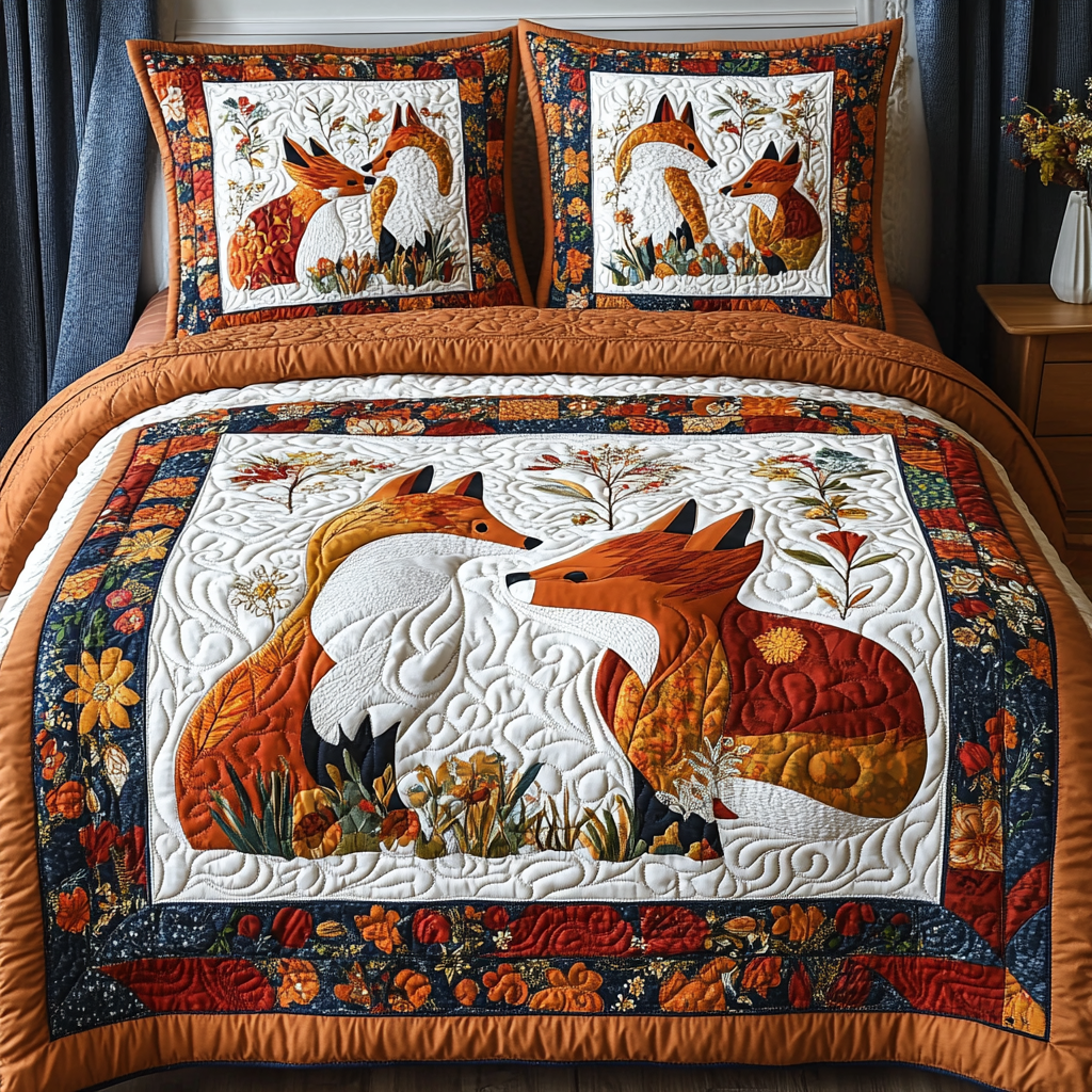 Fox DAI281124163 Quilt Bedding Set