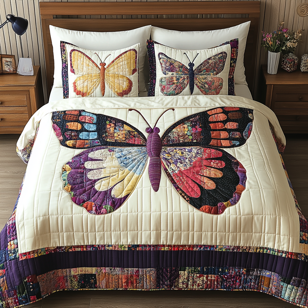 Butterfly DAI280824176 Quilt Bedding Set