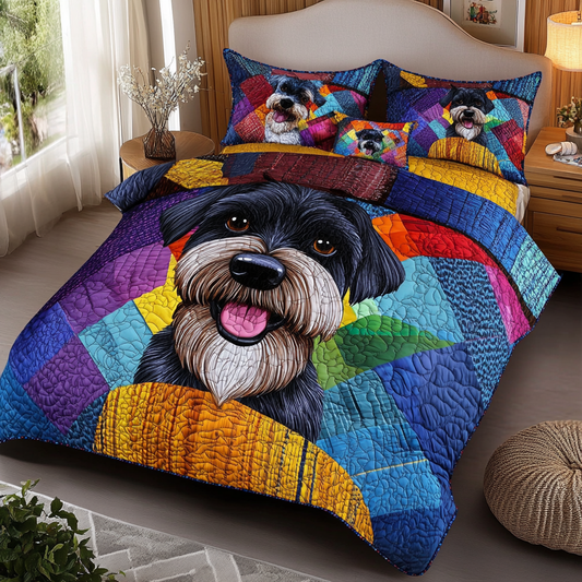 Schnauzer TAI181024361 Quilt Bedding Set