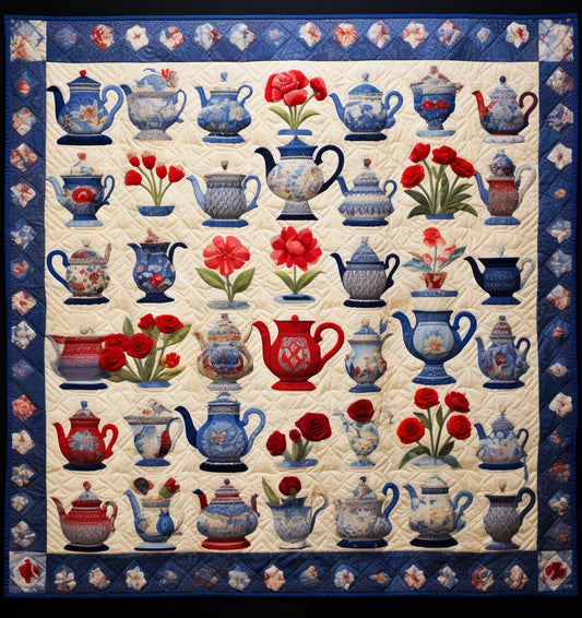 Teapot TAI260224011 Quilt Blanket