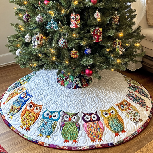 Owl DAI040924172 Quilted Tree Skirt