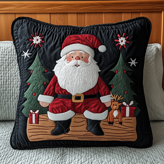 Christmas Santa TAI201124462 Quilted Pillow Case