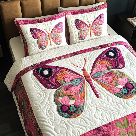 Butterfly TAI080824121 Quilt Bedding Set