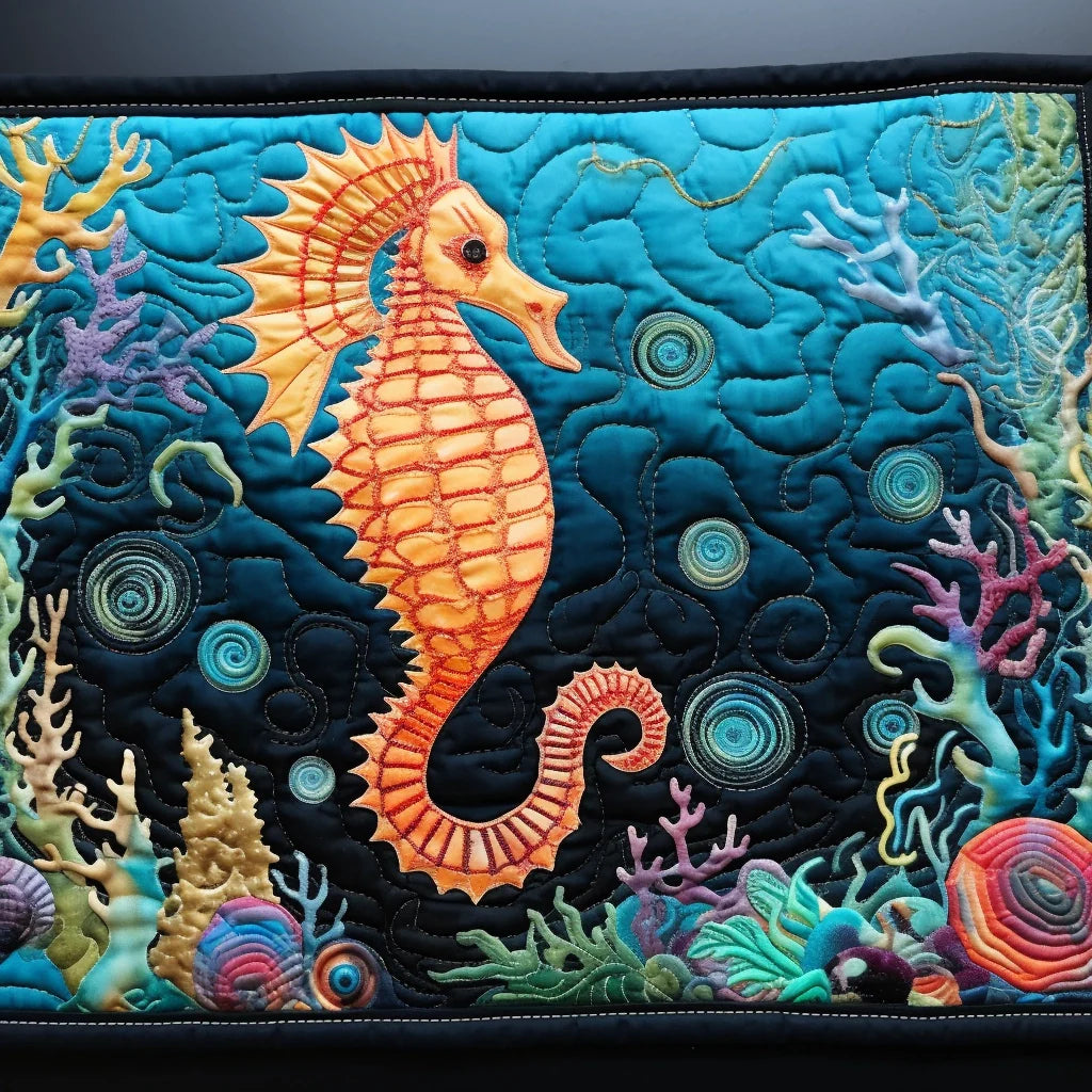 Seahorse TAI040124175 Quilted Placemats