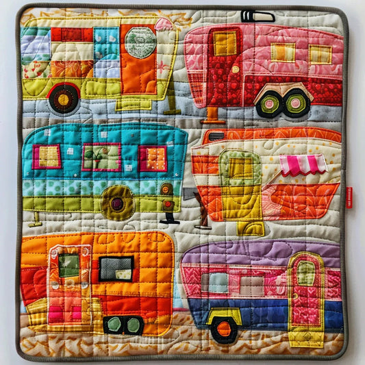 Camping Caravan TAI060324162 Quilted Placemats