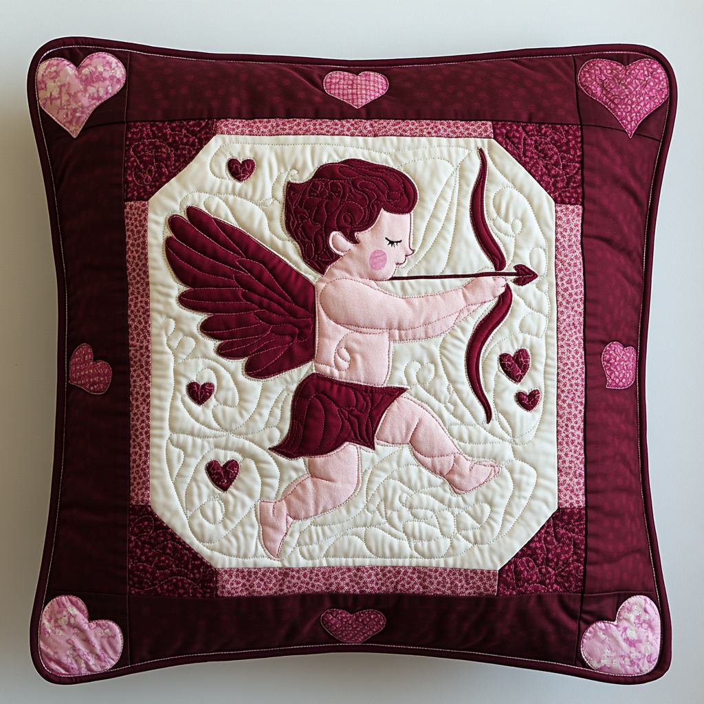 Cupid DAI241224041 Quilted Pillow Case