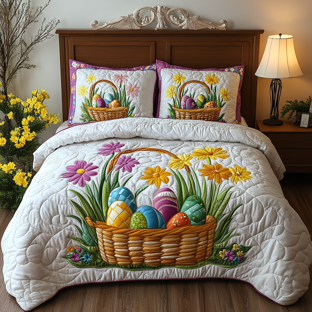 Easter Egg DAI241224257 Quilt Bedding Set