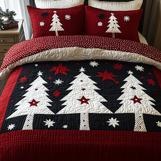 Christmas Tree TAI201124006 Quilt Bedding Set