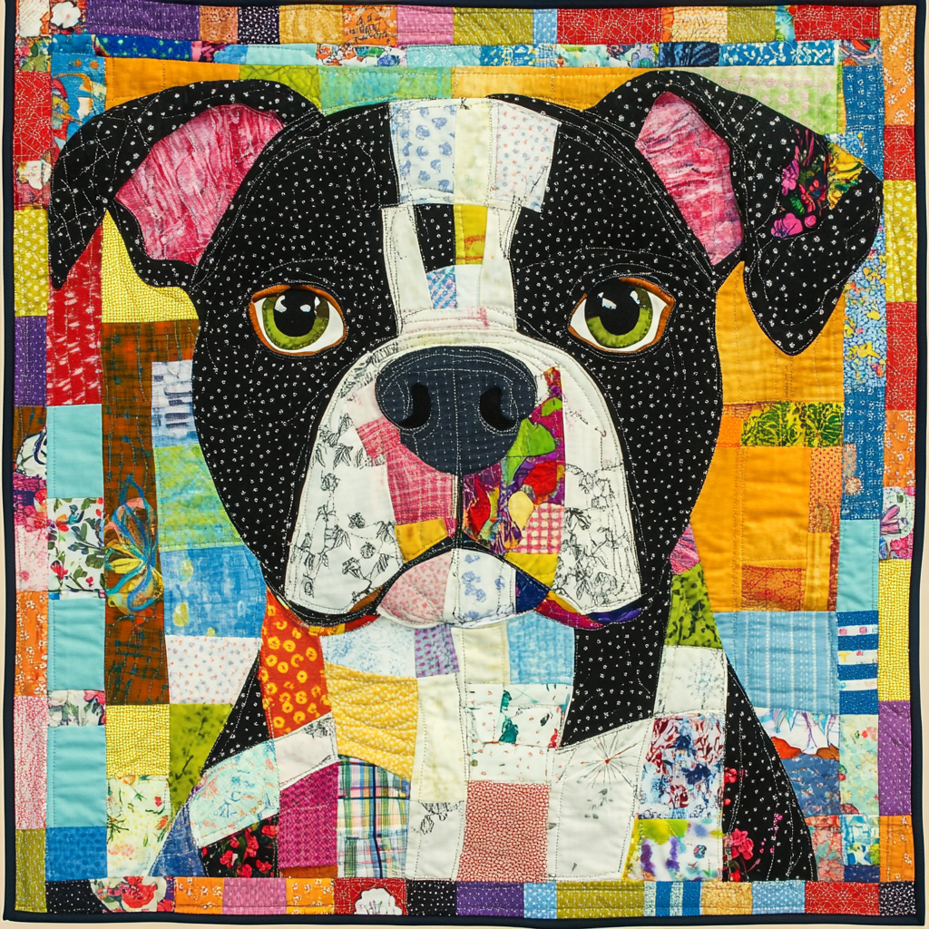 Boxer Dog TAI01102408 Quilt Blanket