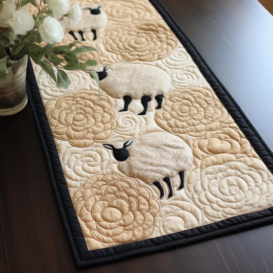 Sheep TAI260224438 Quilted Table Runner