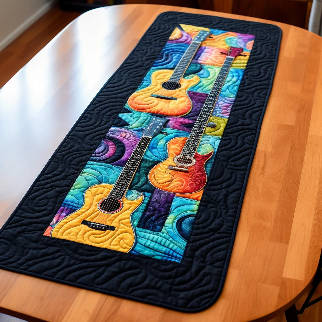 Guitar TAI07122338 Quilted Table Runner