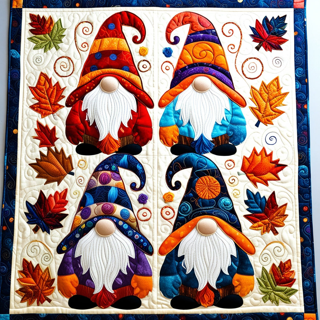 Autumn Gnome NTA041124585 Quilted Placemats