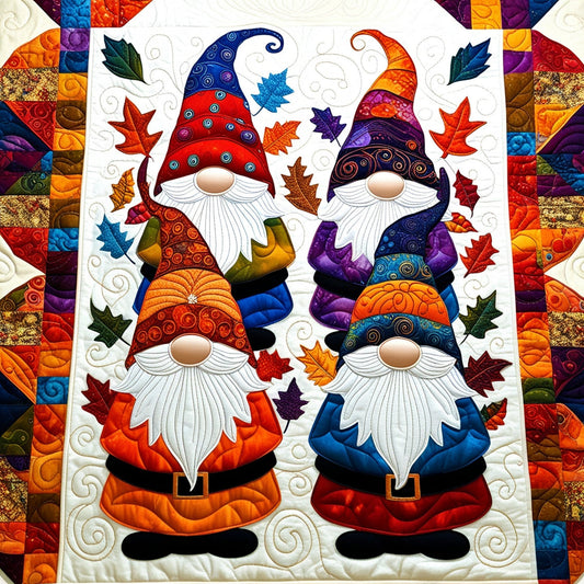 Autumn Gnome NTA041124668 Quilted Table Runner