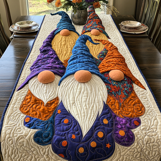 Autumn Gnome TAI041124637 Quilted Table Runner