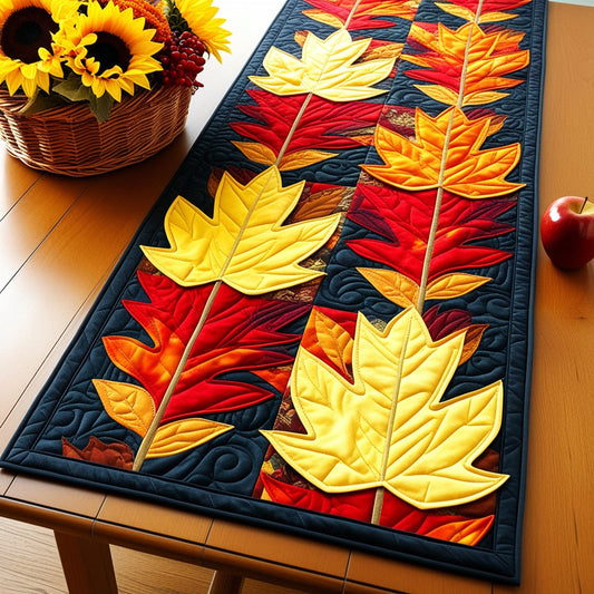 Autumn Leaves NTA311024243 Quilted Table Runner