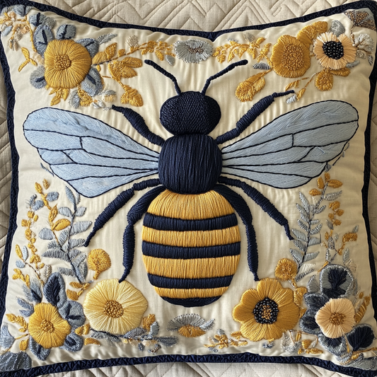 Bee TAI061124266 Quilted Pillow Case