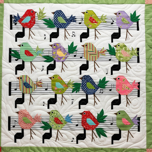 Bird Music NTA151024262 Quilt Blanket