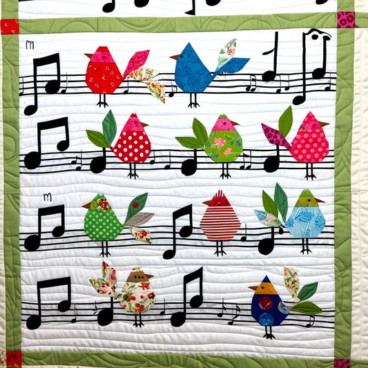 Bird Music NTA151024266 Quilt Blanket