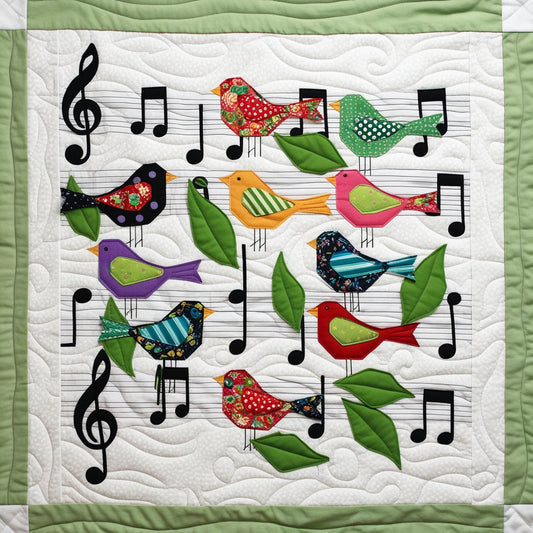 Bird Music NTA151024271 Quilt Blanket