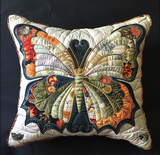 Butterfly TAI240424137 Quilted Pillow Case