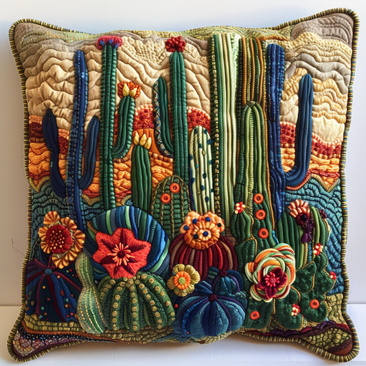 Cactus TAI061124272 Quilted Pillow Case