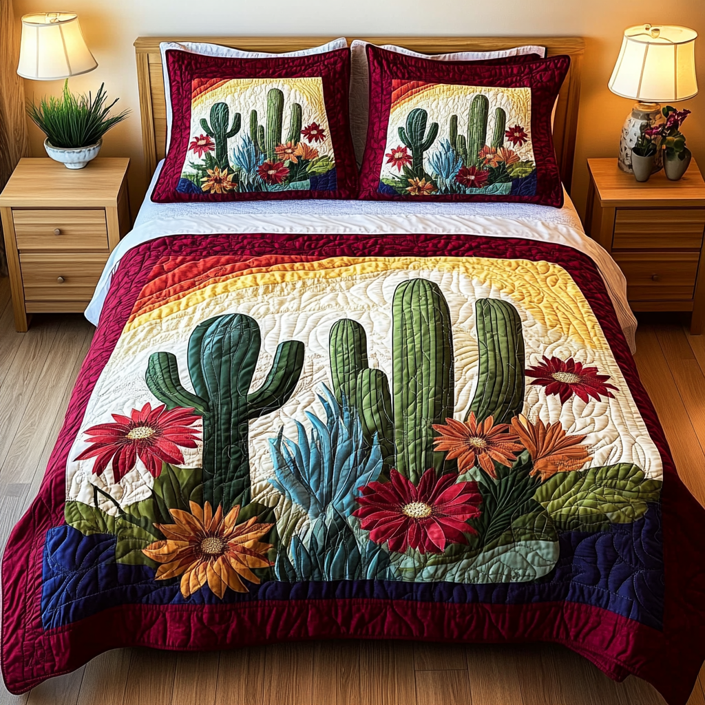 Cactus TAI311024074 Quilt Bedding Set