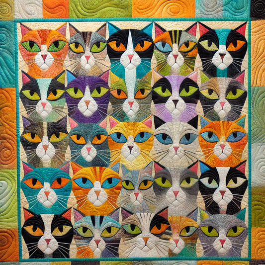 Cat NTA281024330 Quilt Blanket