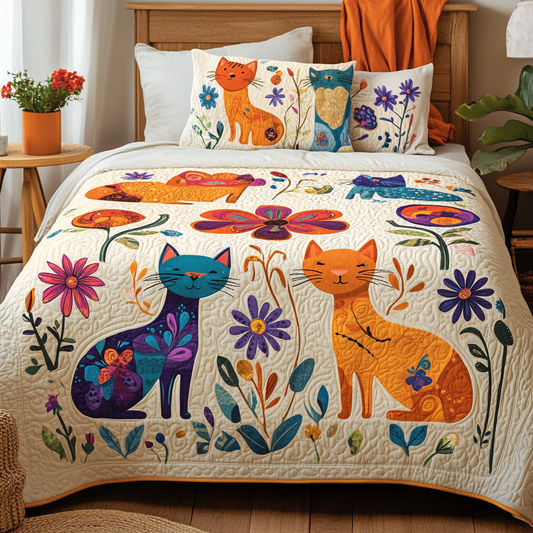 Cat TAI061124155 Quilt Bedding Set