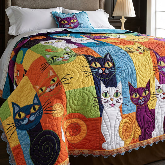 Cat TAI121024121 Quilt Blanket