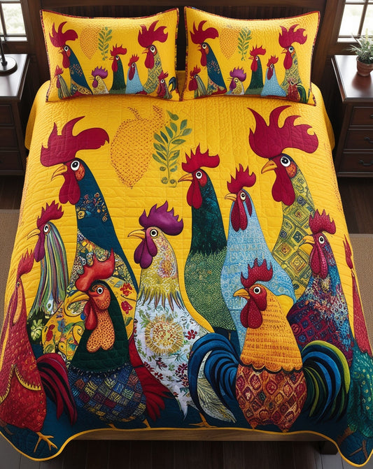 Chicken NTA281024281 Quilt Bedding Set