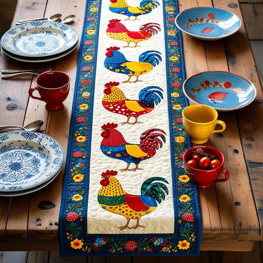 Chicken NTA311024235 Quilted Table Runner