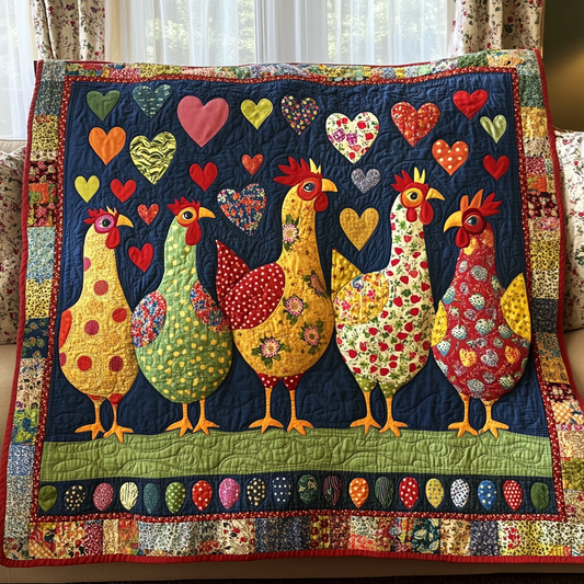 Chicken TAI061124331 Quilt Blanket