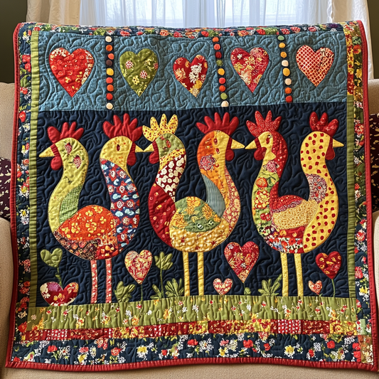 Chicken TAI061124334 Quilt Blanket