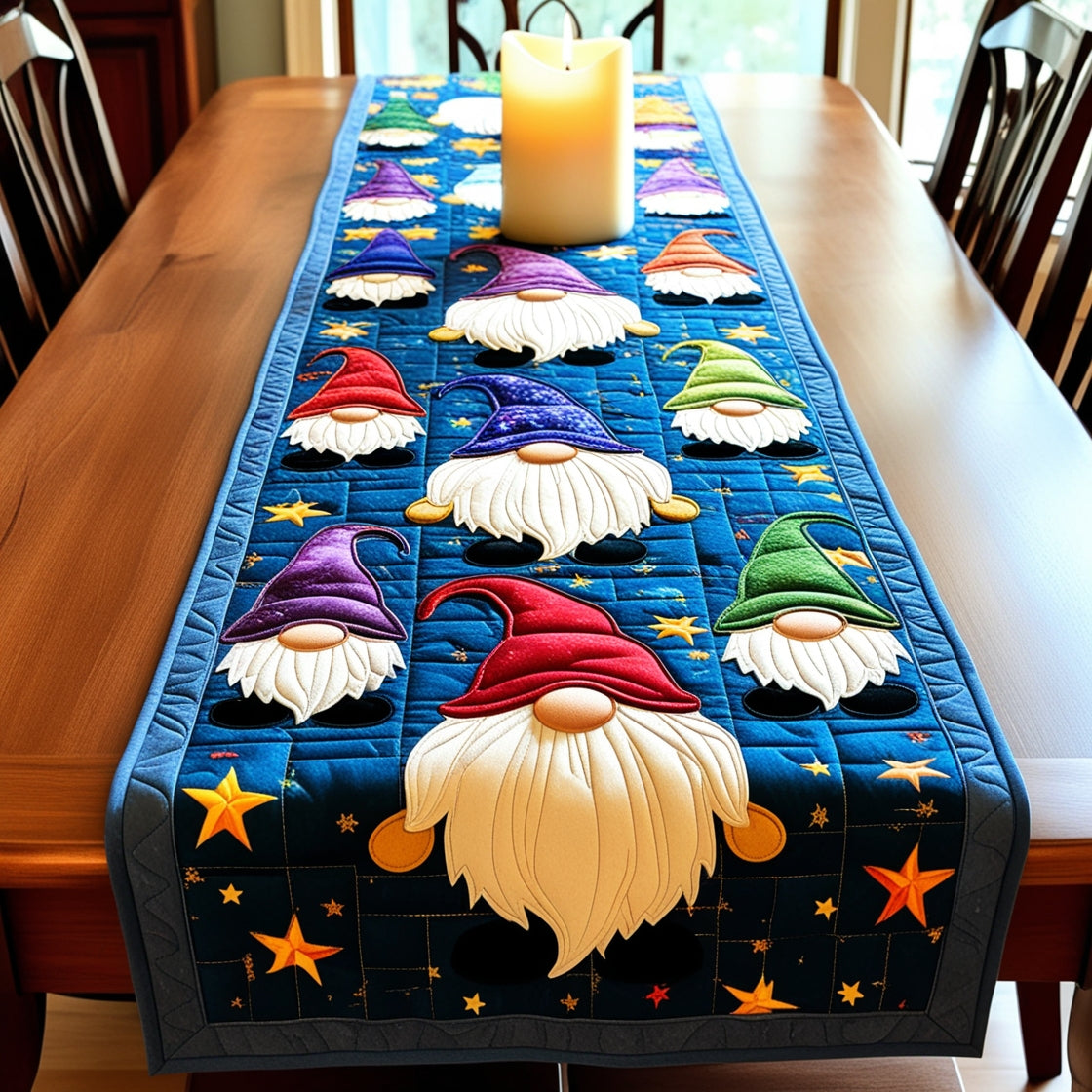 Christmas Gnome NTA041124655 Quilted Table Runner