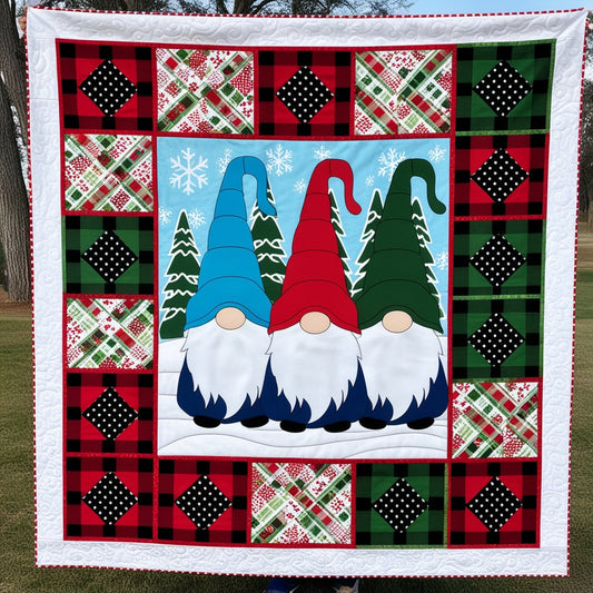 Christmas Gnome NTA151024278 Quilt Blanket