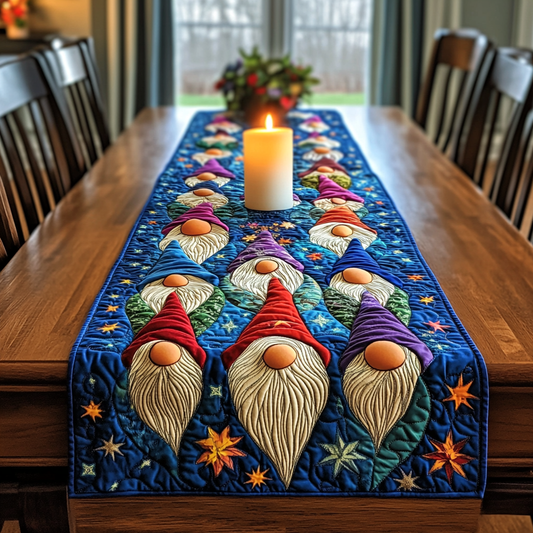 Christmas Gnome TAI041124632 Quilted Table Runner