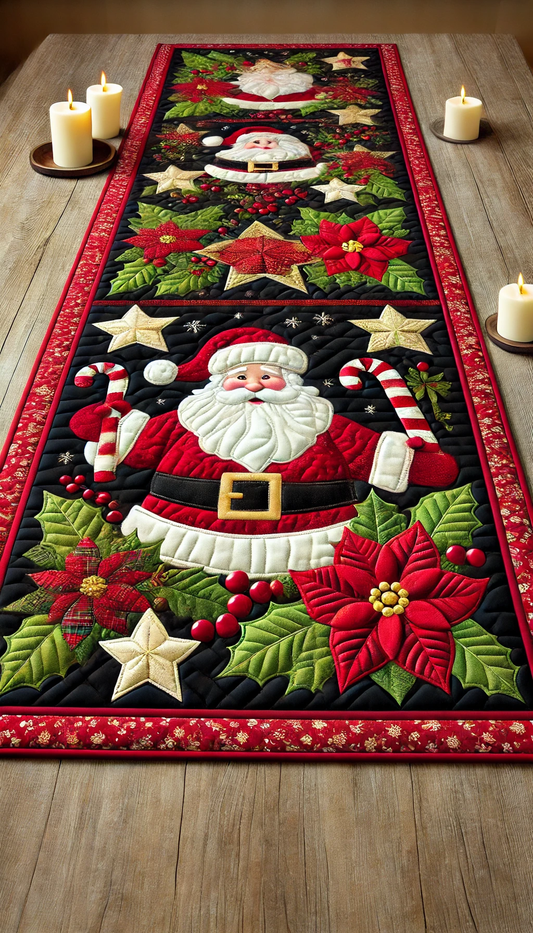 Christmas Santa NTA281024378 Quilted Table Runner