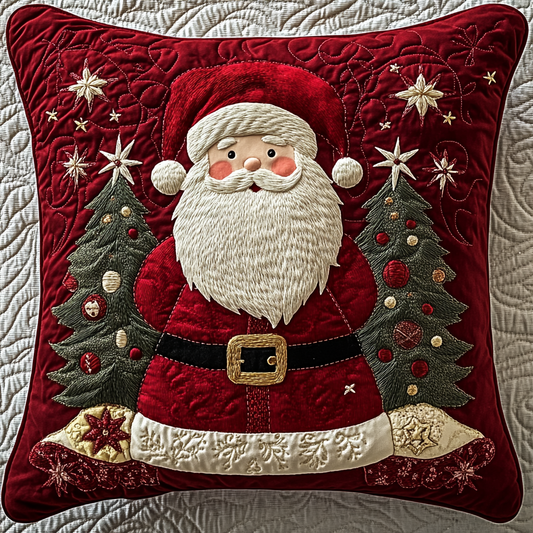 Christmas Santa TAI061124235 Quilted Pillow Case