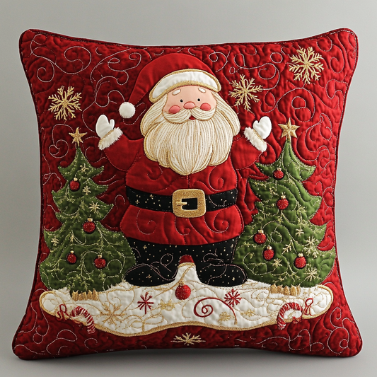 Christmas Santa TAI061124239 Quilted Pillow Case