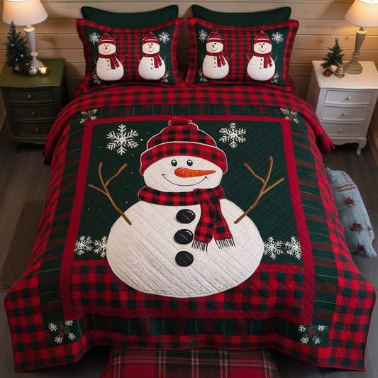 Christmas Snowman NTA041124426 Quilt Bedding Set