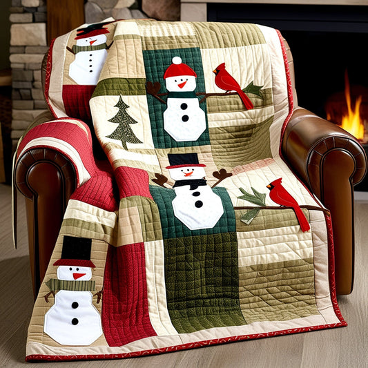 Christmas Snowman NTA151024340 Quilt Blanket