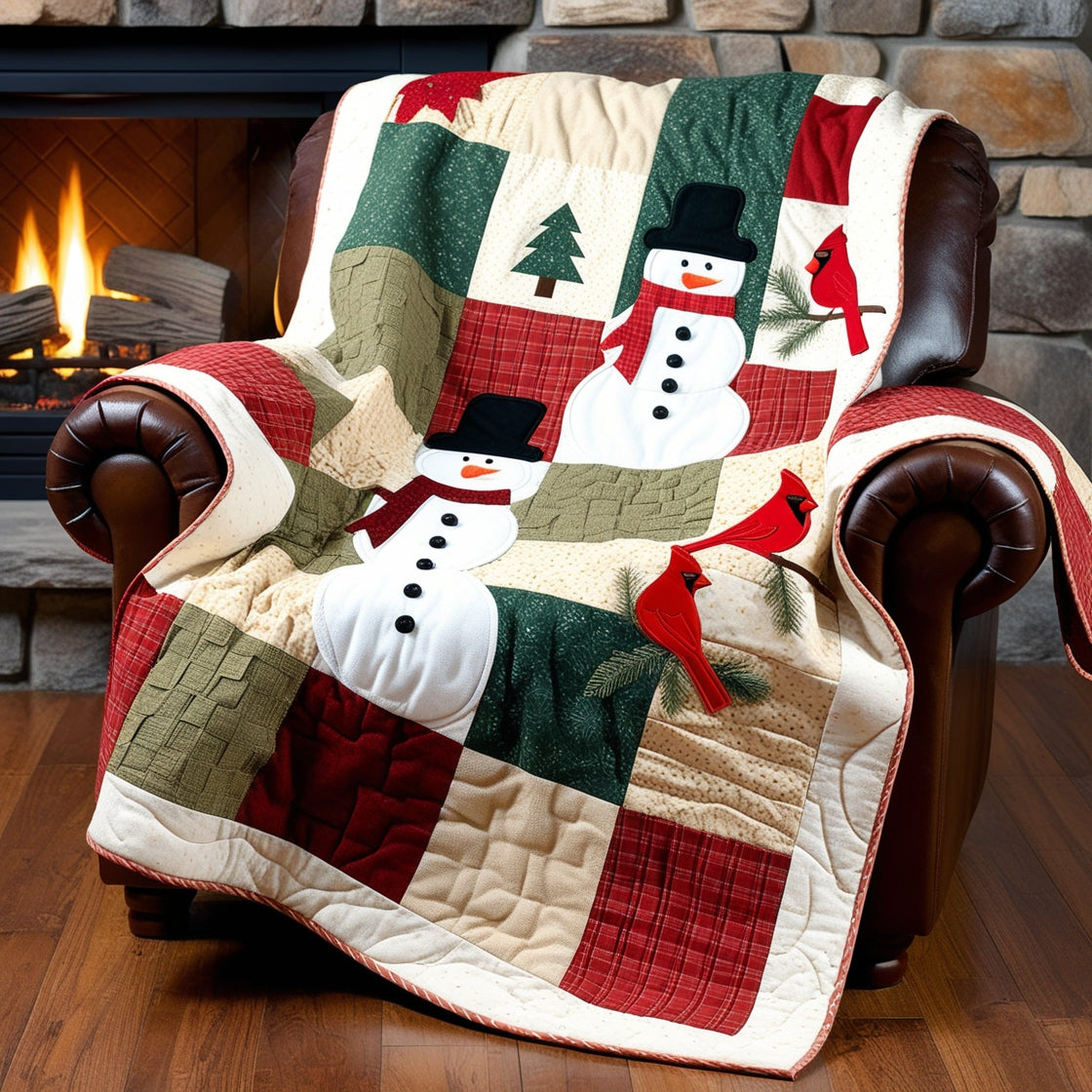 Christmas Snowman NTA151024343 Quilt Blanket