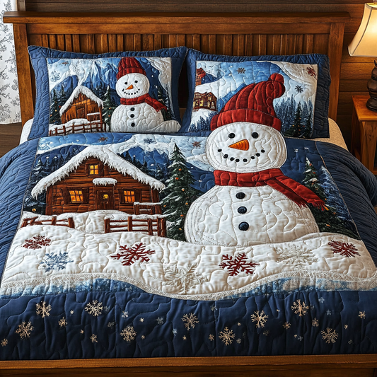 Christmas Snowman TAI061124069 Quilt Bedding Set