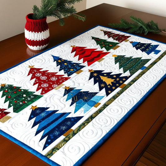 Christmas Tree NTA061124221 Quilted Table Runner