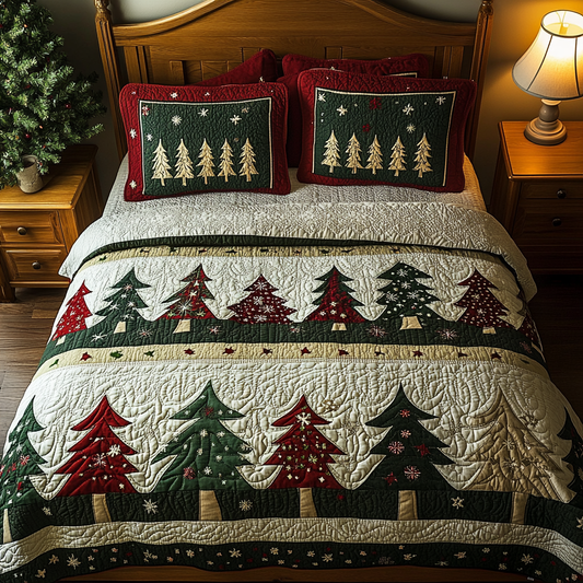 Christmas Tree TAI041124182 Quilt Bedding Set