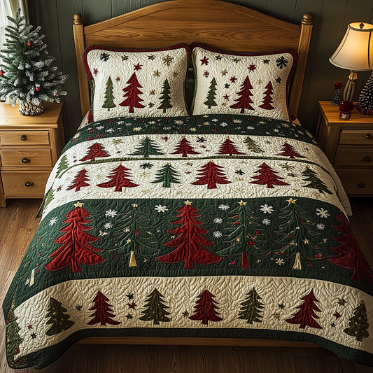 Christmas Tree TAI041124184 Quilt Bedding Set