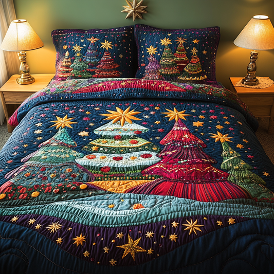 Christmas Tree TAI041124210 Quilt Bedding Set