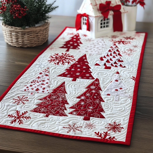 Christmas Tree TAI061124199 Quilted Table Runner